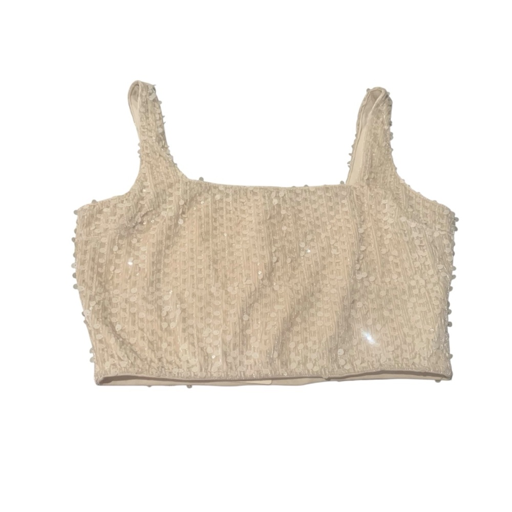 Club London Sequin Crop Top